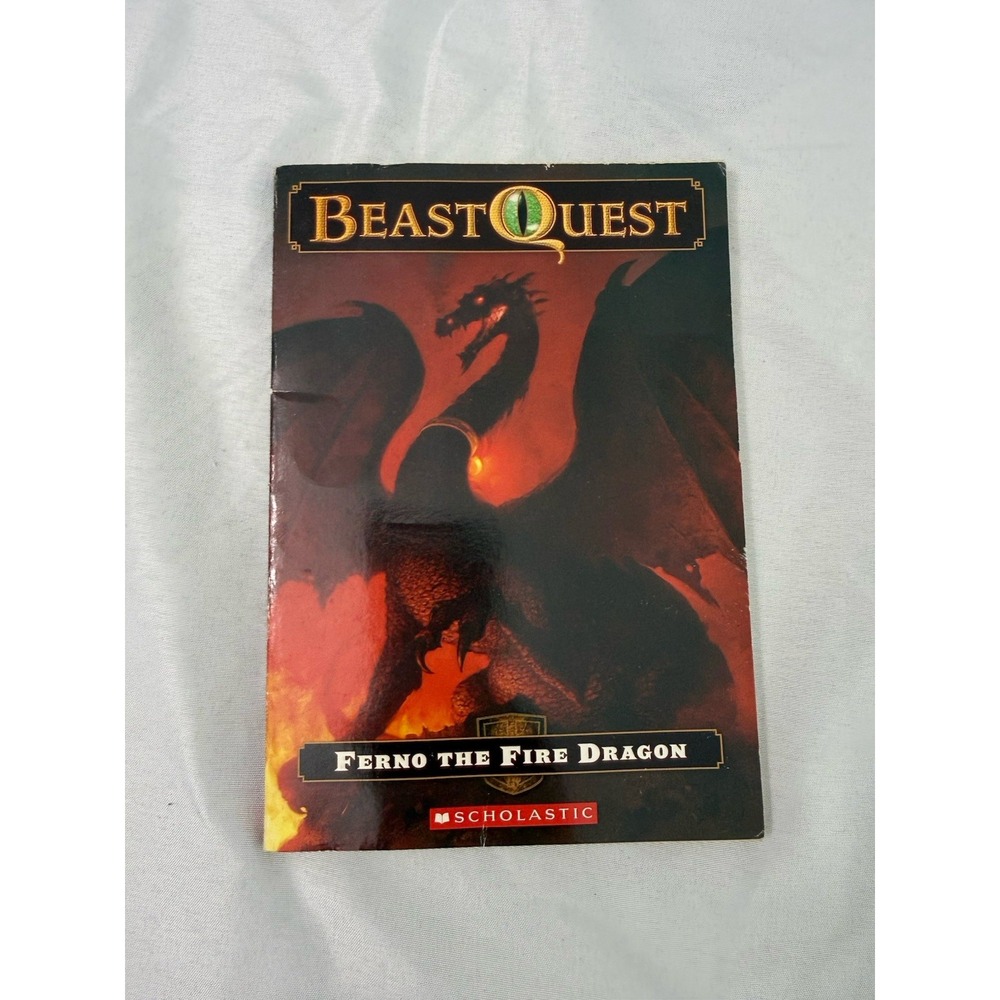 Adam Blade Beast Quest: Ferno the Fire Dragon Paperback Scholastic 2007 Illus